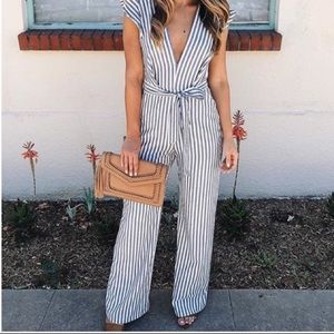 Striped Jumpsuit
